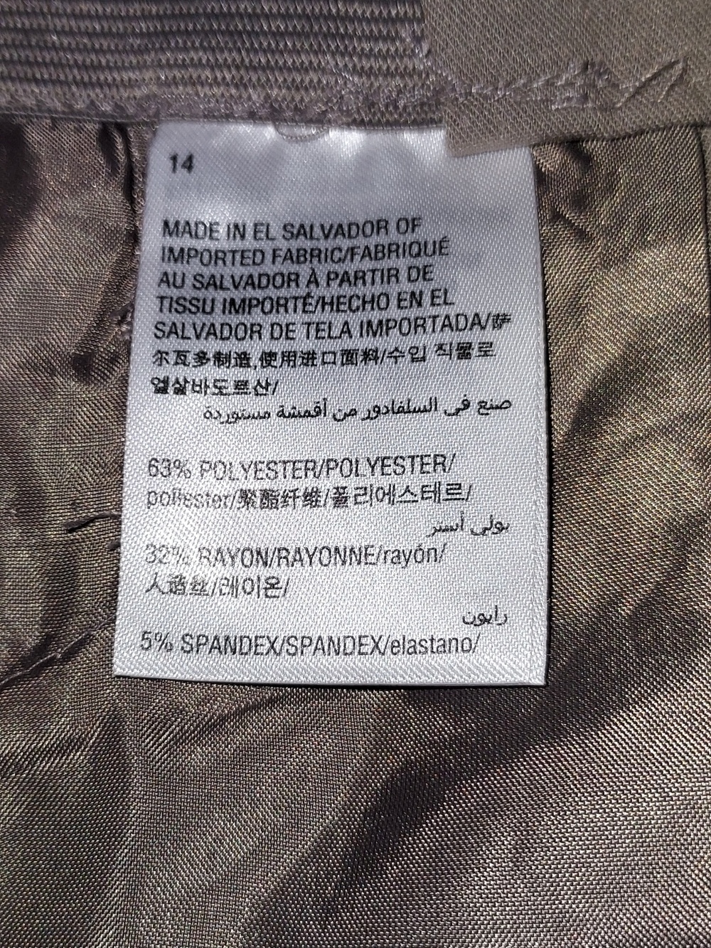 Alfani Slacks Trousers - Picture 7 of 8